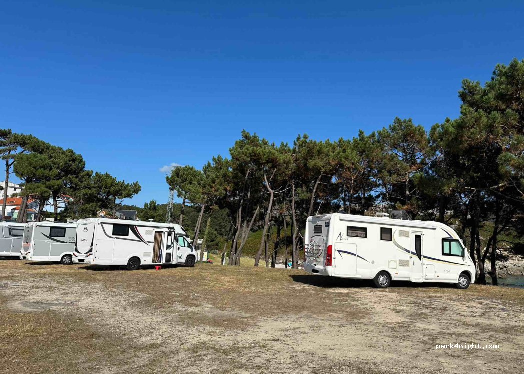 Área de autocaravanas Área autocaravanas O Porto de Corme en O Porto de Corme, A Coruña