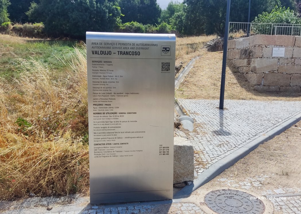 Area de Serviço para Autocaravanas Rua do Corgo