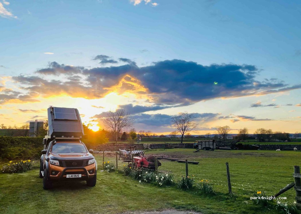 Private car park for campers , Leyburn,A6108, North
